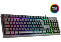 Rampage Miracle K2 Türkçe Q RGB Mecha-Membrane Switch Siyah Mekanik Gaming Klavye