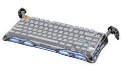 Gravastar K1 Pro İngilizce Q RGB Wireless Katlanabilir 80 Tuşlu Kablosuz Gri Mekanik Gaming Klavye