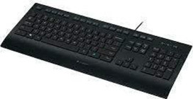 Logitech Q Kablolu Siyah Klavye