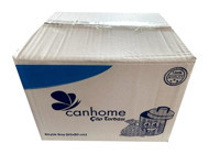 Canhome Büyük Boy 65x80 cm Çöp Poşeti 20x10 Adet Mavi