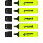 Penmark F14777 5'li Neon Sarı Kesik Uçlu Fosforlu Kalem Seti