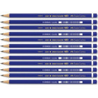 Faber-Castell 12'li Mercan Köşeli Siyah 2B Kurşun Kalem Seti