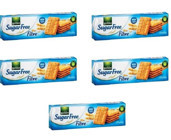 Gullon Sugar Free Tam Buğdaylı Bisküvi 5x170 gr