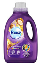 Rinso Komple Bakım Serisi Argan Özü Renkliler İçin Konsantre 25 Yıkama Sıvı Deterjan 1.5 lt