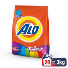 Alo Renkliler İçin 20 Yıkama Toz Deterjan 3 kg