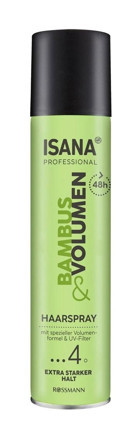 Isana Bambus Volumen Islak Görünümlü Bambu Ekstra Güçlü Saç Spreyi 250 ml
