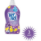Vernel Max Konsantre Nergis Çiçeği-Lavanta 180 Yıkama Yumuşatıcı 3x1.4 lt
