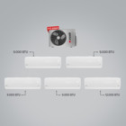 Arçelik ZM30105 9+9+9+9+12 30000 Btu A++ Enerji Sınıfı R32 Inverter Multi Split Duvar Tipi Klima