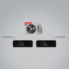 Arçelik ZM30105 18+24 30000 Btu A++ Enerji Sınıfı R32 Inverter Multi Split Duvar Tipi Klima