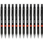 Rotring Visumax Metal Metalik Siyah 0.7 mm Uçlu Versatil Kalem 12 Adet