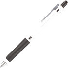 Bigpoint Plus Silgili Metal Metalik Beyaz 0.7 mm Uçlu Versatil Kalem