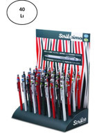 Scrikss Simo Color Metal Metalik Renkli 0.5 mm - 0.7 mm Uçlu Versatil Kalem 40 Adet