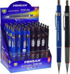 Pensan Ecomech Silgili Plastik Metalik Renkli 0.9 mm Uçlu Versatil Kalem 48 Adet