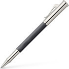 Faber-Castell Graf Von Guilleche Ciselé Anthracite Rodyum Tek Renkli 0.7 mm Siyah Tükenmez Kalem
