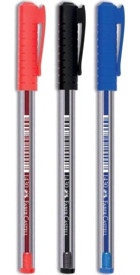 Faber-Castell 1430 Plastik 3 Renkli 0.7 mm Çok Renkli 50'li Tükenmez Kalem