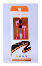 Zore Gx160 Silikonlu 3.5 mm Jak Kablolu Kulaklık Pembe