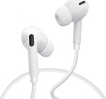 Winex Gfz Hf05 Silikonsuz Mikrofonlu 3.5 mm Jak Kablolu Kulaklık Beyaz