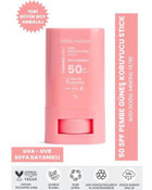 Bade Natural Stick 50 Faktör Tüm Ciltler İçin Leke Karşıtı Nemlendirci Suya Dayanıklı Yüz Güneş Kremi 16 gr