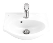 Creavit Etol Tekli 45 cm Seramik Tezgah Üstü Oval Lavabo Beyaz