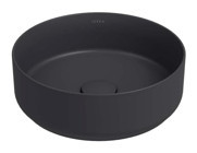 Isvea Infinity Tekli 36 cm Seramik Tezgah Üstü Çanak Lavabo Antrasit
