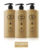 DP Sağlıklı Uzayan Saçlar Onarıcı Düz Saçlar İçin Çam Terebentin Kremsiz Şampuan Unisex Şampuanı 3x500 ml