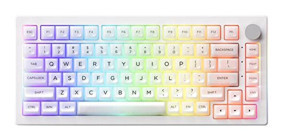 Akko 5075B Plus Shine-Through Türkçe Q RGB Switch Kablosuz Beyaz Mekanik Gaming Klavye