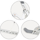 Lisinya 4767 Katlanabilir Metal Dikey Kullanım Ayarlanabilir Taşınabilir Ayaklı Laptop Standı