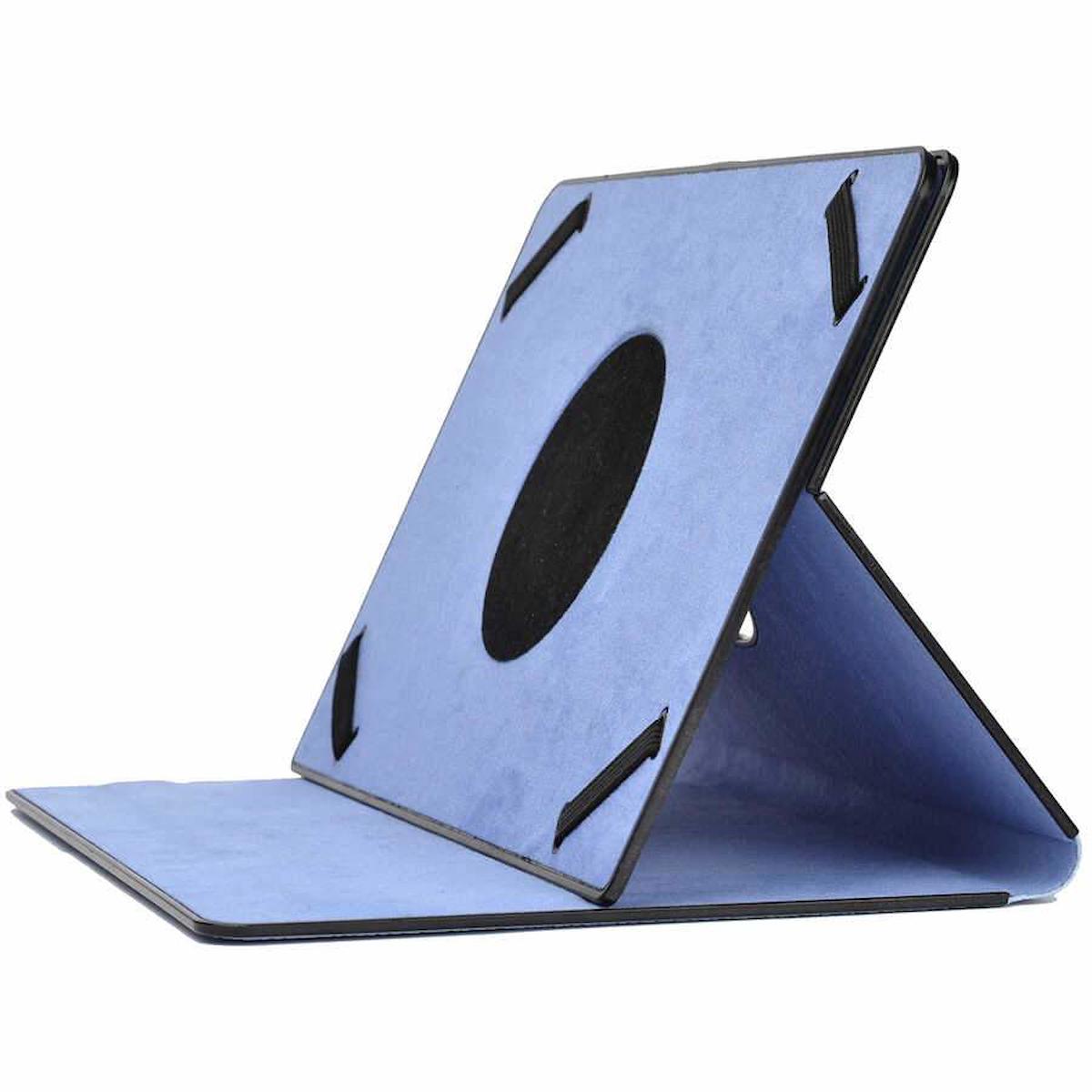 Zore Unik Universal Katlanabilir Suni Deri Dikey Kullanım Ayarlanabilir Taşınabilir Ayaklı Laptop Standı