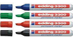 Edding 3300 4'lü Standart Silinebilir Renkli Tahta Kalemi Seti