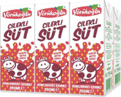 Yörükoğlu Pastörize Çilekli Süt 6x180 ml