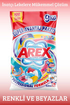 Arex Active Fresh Renkliler ve Beyazlar İçin 78 Yıkama Toz Deterjan 9 kg