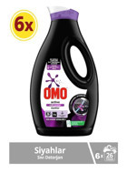 Omo Active Cold Power Siyahlar İçin 156 Yıkama Sıvı Deterjan 1.69 lt