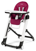 Peg Perego Siesta Alüminyum 5 Noktalı Emniyet Kemeri 20 kg Kapasiteli Tekerlekli Tepsili Oturaklı Yükselticili Mama Sandalyesi Berry