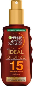 Garnier Ambre Solaire Koruyucu 15 Faktör Tüm Vücut İçin Bronzlaştırıcı Yağ 150 ml