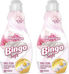 Bingo Soft Konsantre Manolya 120 Yıkama Yumuşatıcı 2x1.44 lt