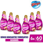 Bingo Soft Konsantre Begonvil 360 Yıkama Yumuşatıcı 6x1.44 lt