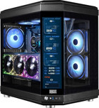 Dragos North Evo Vision RGB 7 Fanlı Siyah Dikey Mid Tower Oyuncu Bilgisayar Kasası
