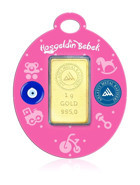 Ahlatcı Kız Bebek 24 Ayar 1 gr Gram Altın