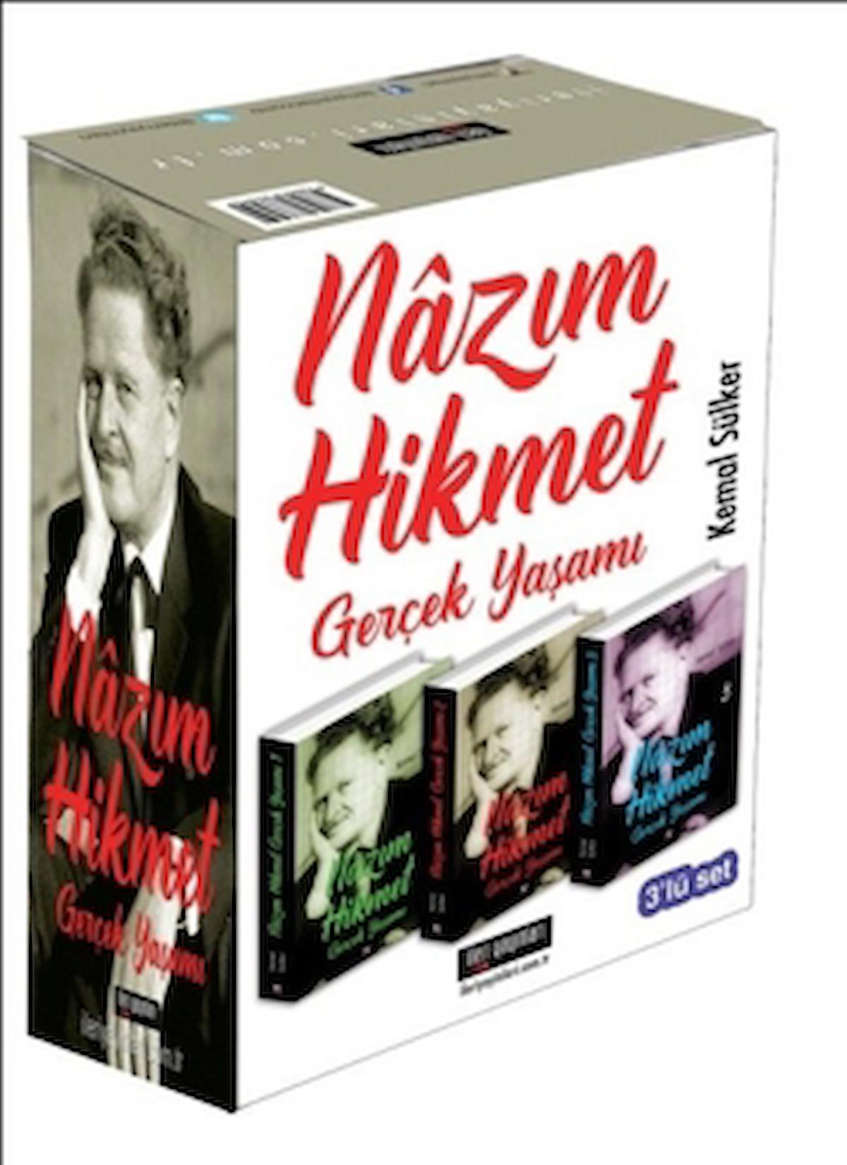 Nazım Hikmet - Gerçek Yaşamı (3 Kitap Takım) / Kemal Sülker / İleri Yayınları / 9786059833950