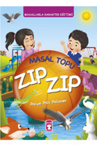 Timaş Çocuk Masal Topu Zıp Zıp - Masallarla Karakter Eğitimi (Fleksi Cilt)