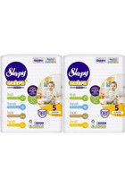 Sleepy Extra Günlük Aktivite 5 Numara Organik Cırtlı Bebek Bezi 160 Adet