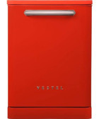 Vestel BM 5011 Retro 5 Programlı E Enerji Sınıfı 13 Kişilik Kırmızı Solo Bulaşık Makinesi