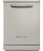 Vestel BM 5011 Retro 5 Programlı E Enerji Sınıfı 13 Kişilik Bej Solo Bulaşık Makinesi