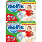 Molfix Anatomik Fit 4 Numara Külot Bebek Bezi 272 Adet
