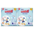 Goon Mutlu Bebek 5 Numara Cırtlı Bebek Bezi 2x100 Adet