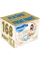 Molfix Pure & Soft 4 Numara Cırtlı Bebek Bezi 168 Adet