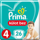 Prima Pants 4 Numara Külot Bebek Bezi 78 Adet