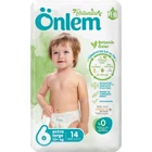 Önlem Botanika 6 Numara Organik Cırtlı Bebek Bezi 14 Adet