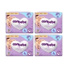 Canbebe Maxi 4 Numara Bantlı Bebek Bezi 4x76 Adet