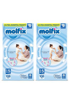 Molfix Junior 5 Numara Cırtlı Bebek Bezi 2x108 Adet